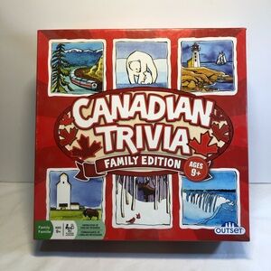 Canadian Trivia: Family Edition Board Game For Ages 9 And Up By Outset Media